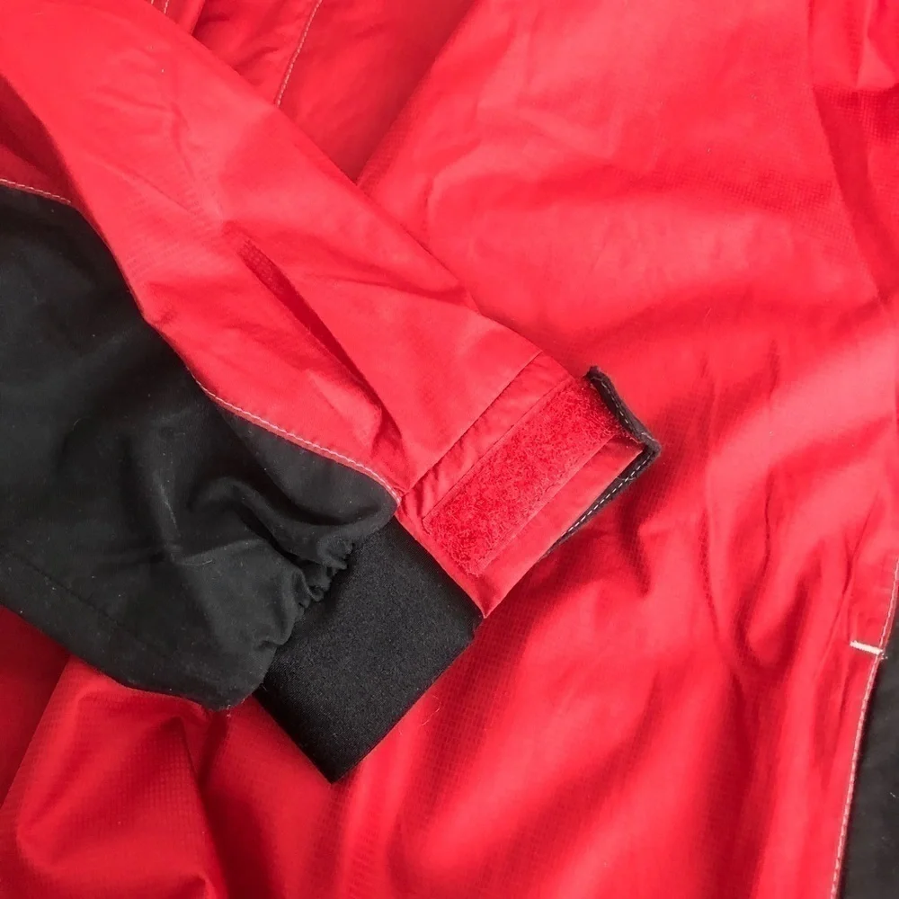 Sun Mountain Red Black Windbreaker Jacket Mens Size L